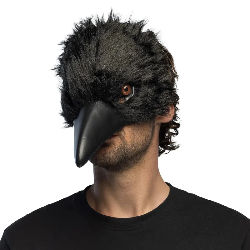 Krähenmaske, schwarz