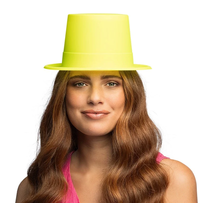 Hut-Topper, neongelb, UV