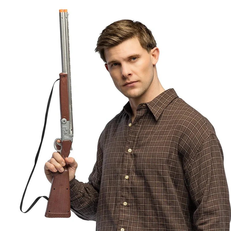 Silberne Spielzeugpistole Ranger, 68 cm