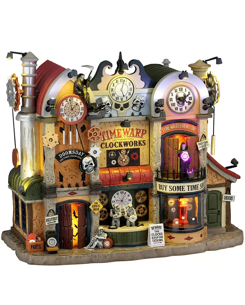 Zeitreisendes Uhrwerk - Lemax Spooky Town