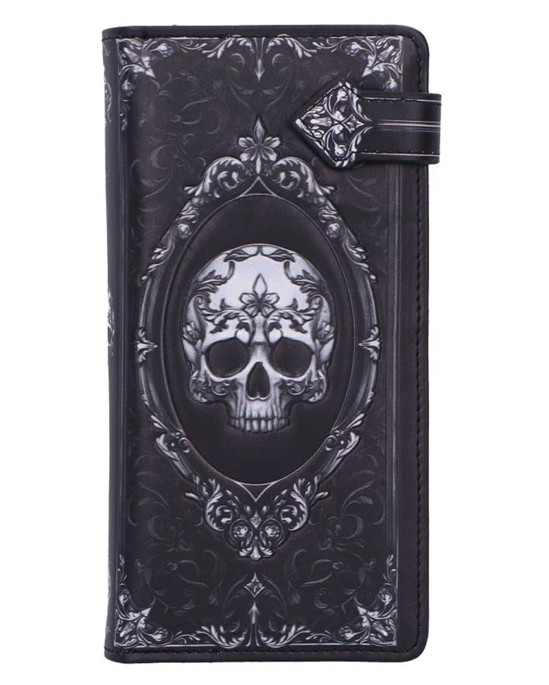 Baroker Totenkopf Geldbeutel 18,5cm