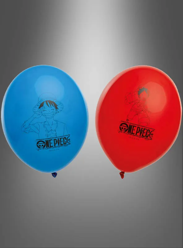 One Piece Latex Ballons 6 Stück