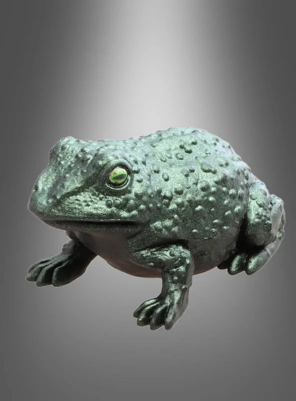 Grüner Frosch Kröte Deko 7,5cm