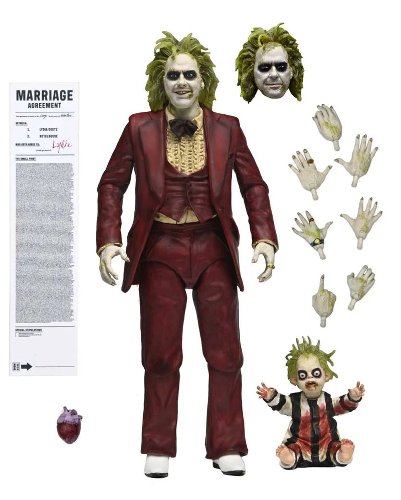 Beetlejuice Ultimate Wedding Tuxedo Actionfigur 18cm