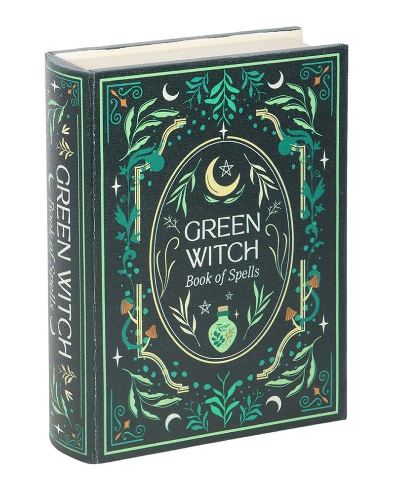 Green Witch Buch Aufbewahrungsbox 21cm