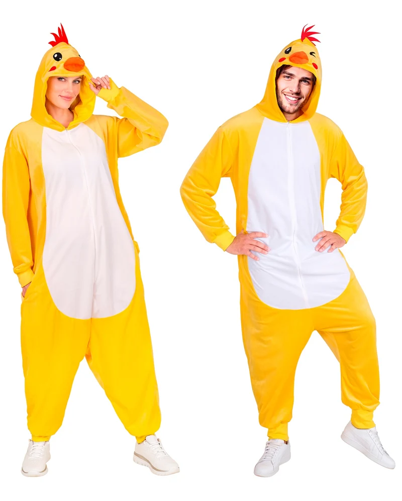 Huhn Onesie Plüschkostüm