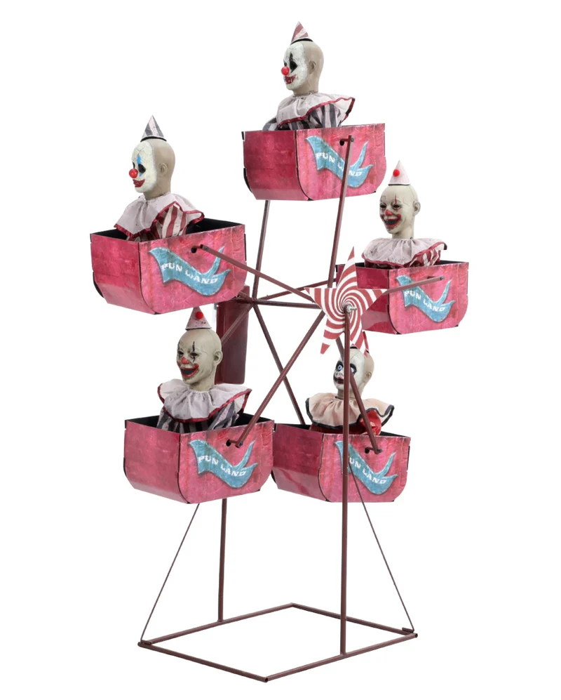 Halloween Clowns im Riesenrad Animatronic 183cm