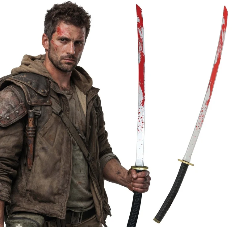Halloween-Spielzeugschwert „Samurai“, 95 cm