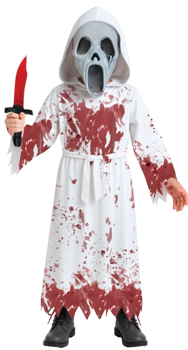 Halloween-Kostüm für Kinder: Blutverschmierter Geist