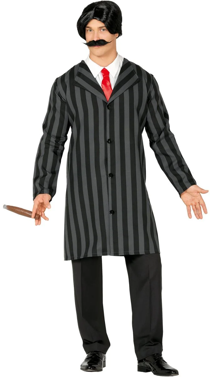 Halloween-Kostüm Schwarz-Grau für Herren: Mister Monster