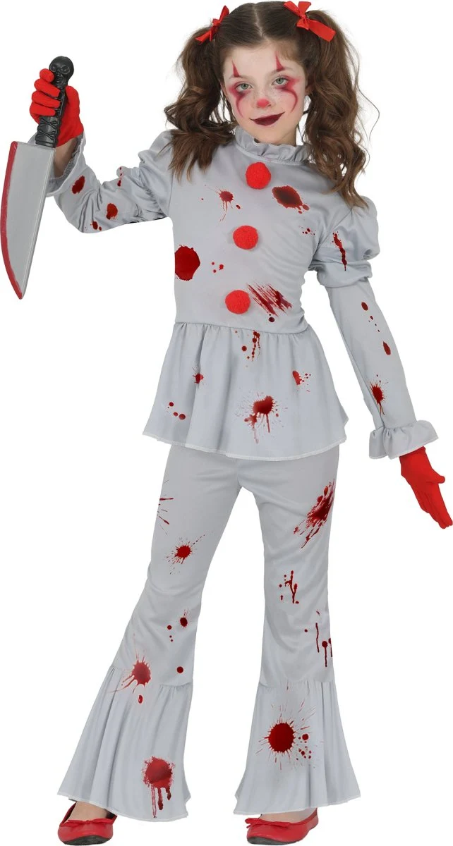 Halloween-Kostüm für Kinder: Teuflischer Clown