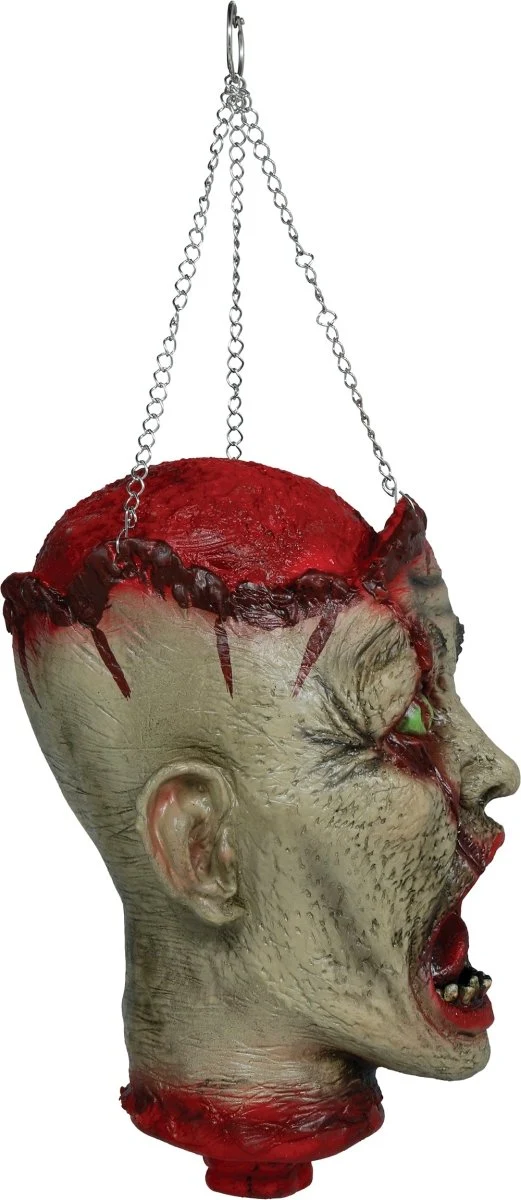 Halloween-Zombie-Kopf, 27 cm