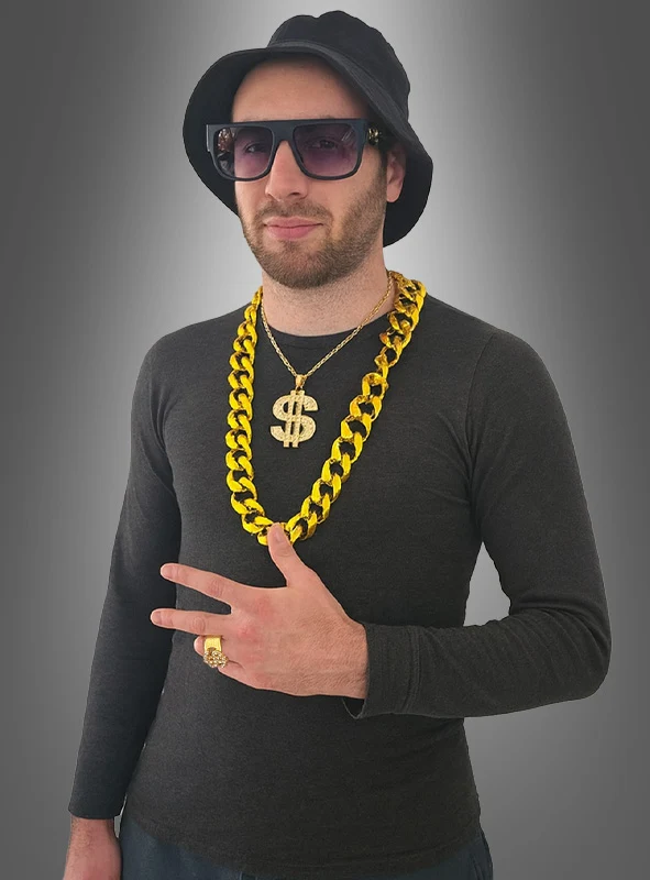 Pimp Rapper 80er Set 5-teilig