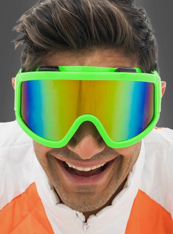 Skibrille Karneval Neon