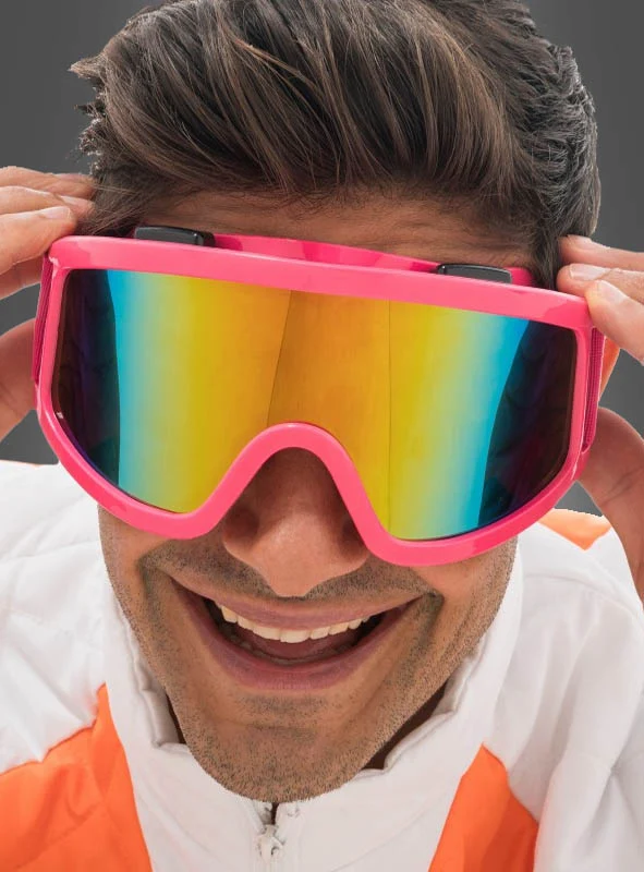 Skibrille Karneval Neon