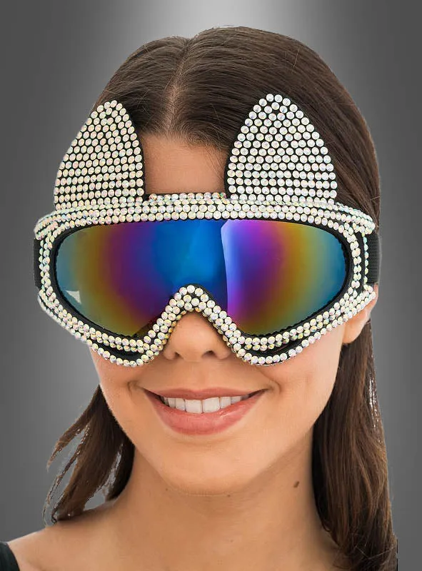 2. Wahl - Ski Brille Katze Hüttenparty