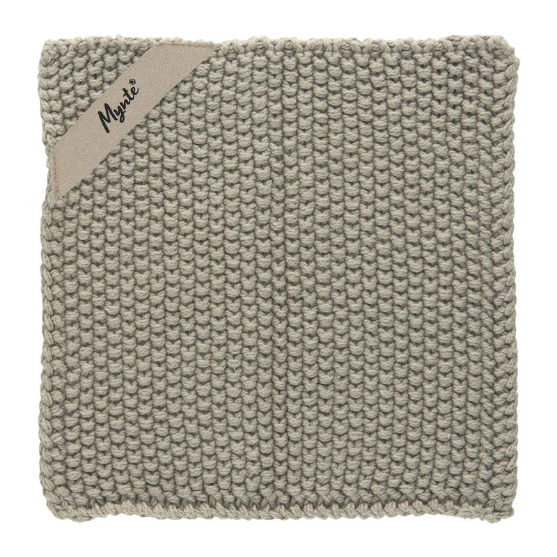 IB Laursen Topflappen Mynte Sandfarben Gestrickt