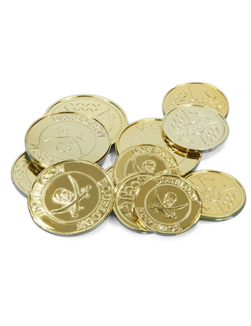 Goldstücke des Piratenschatzes