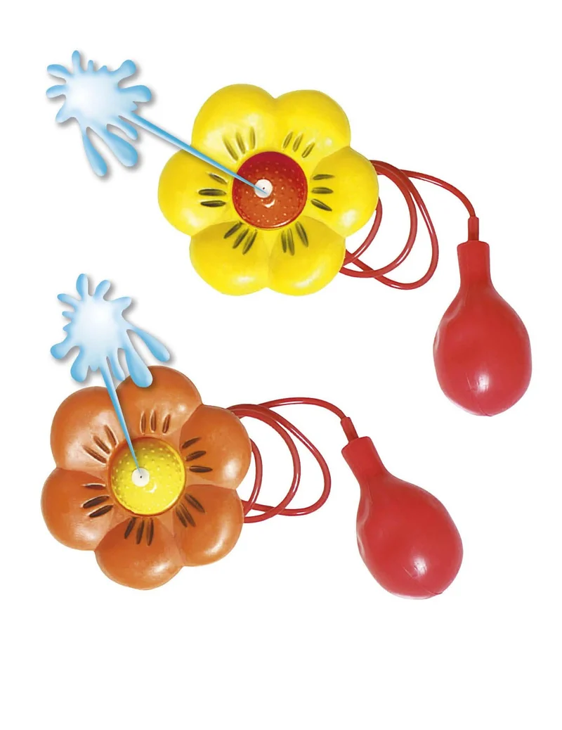 Clownsblume mit Wasserspritze
