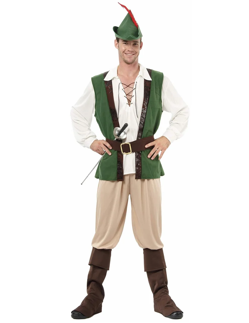 Robin Hood Herrenkostüm bunt