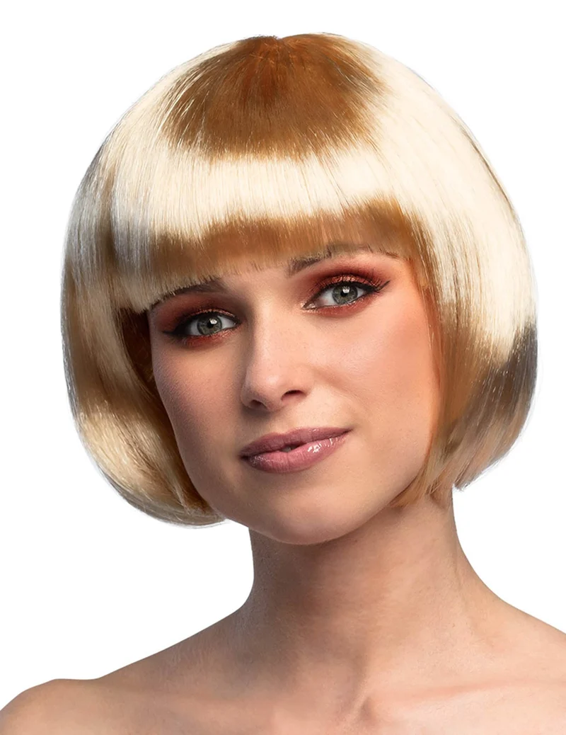 Blonde Kurzhaar-Perücke für Damen