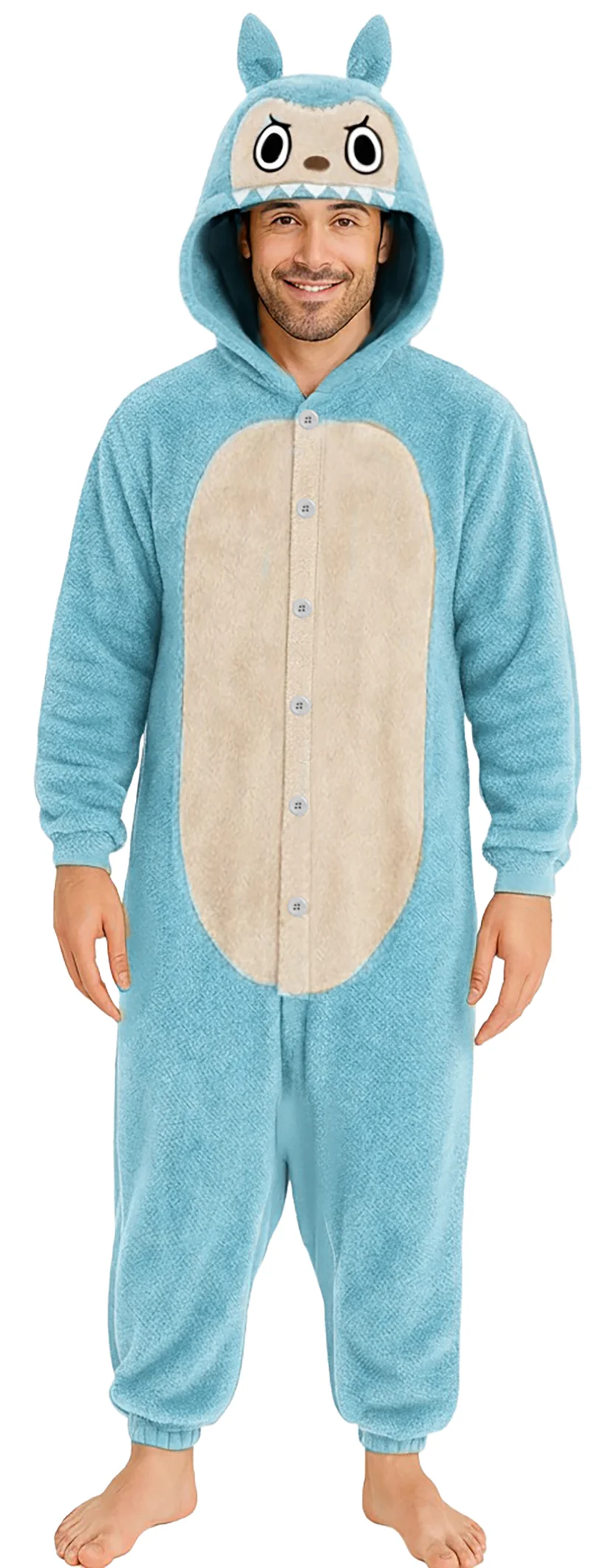 Labubu Pak - Onesie Heren – Maat L (52/54) – Blauw