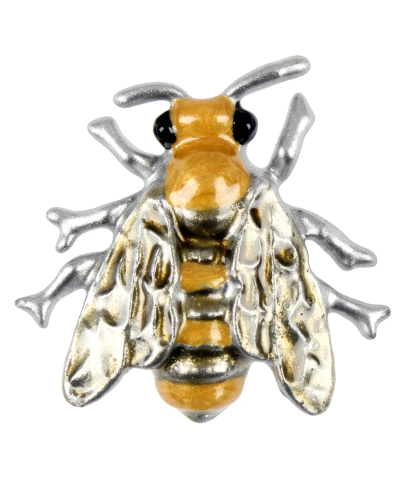 Bienen Tür- & Schubladengriff Silber-Gold