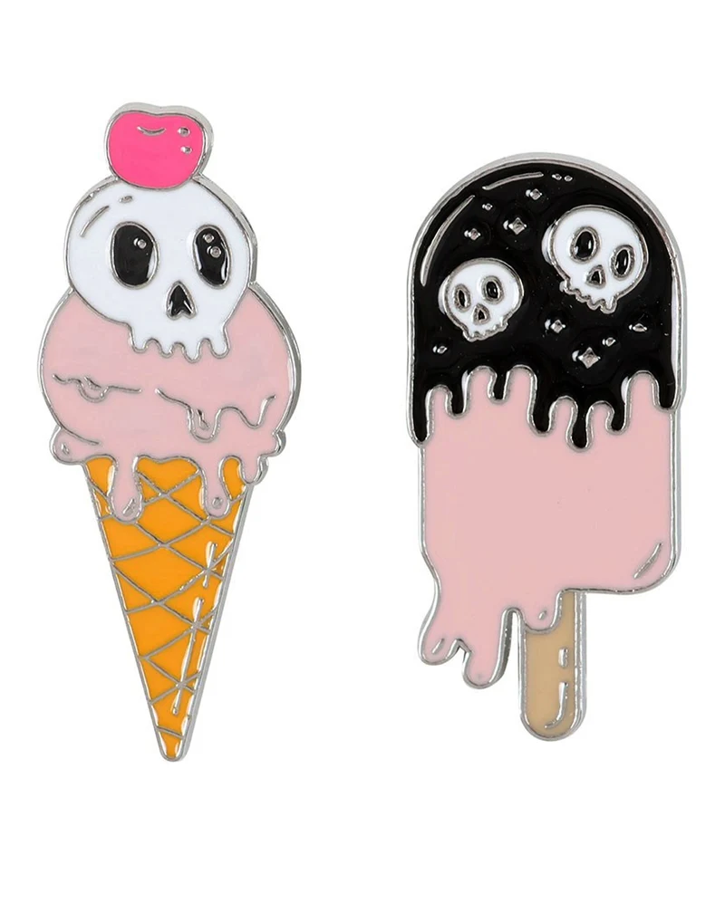 Sweet & Spooky Ice Cream Pins 2 St.
