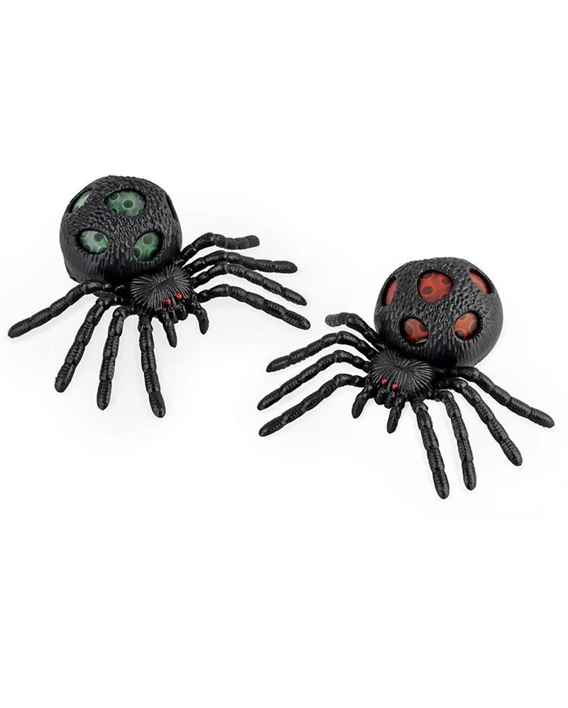 Schwarze Ekelspinne mit Bubble Beads Schleimkörper