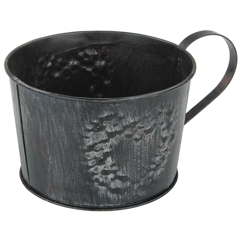 Blumentopf Blechtasse
