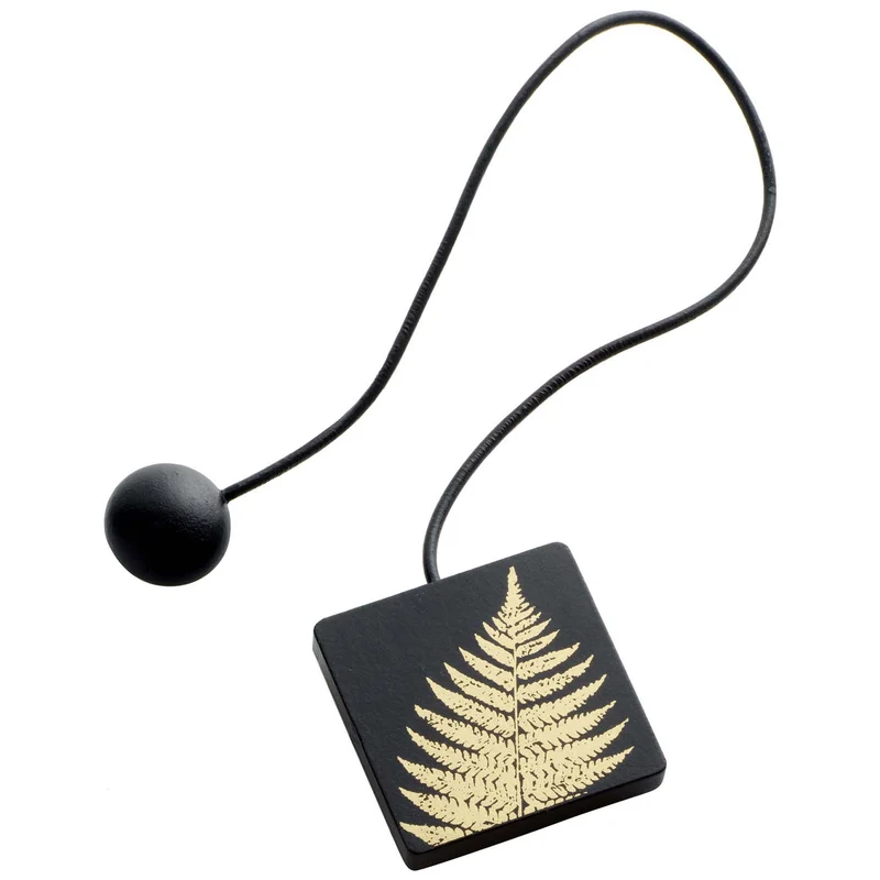 Raffhalter, schwarz/gold