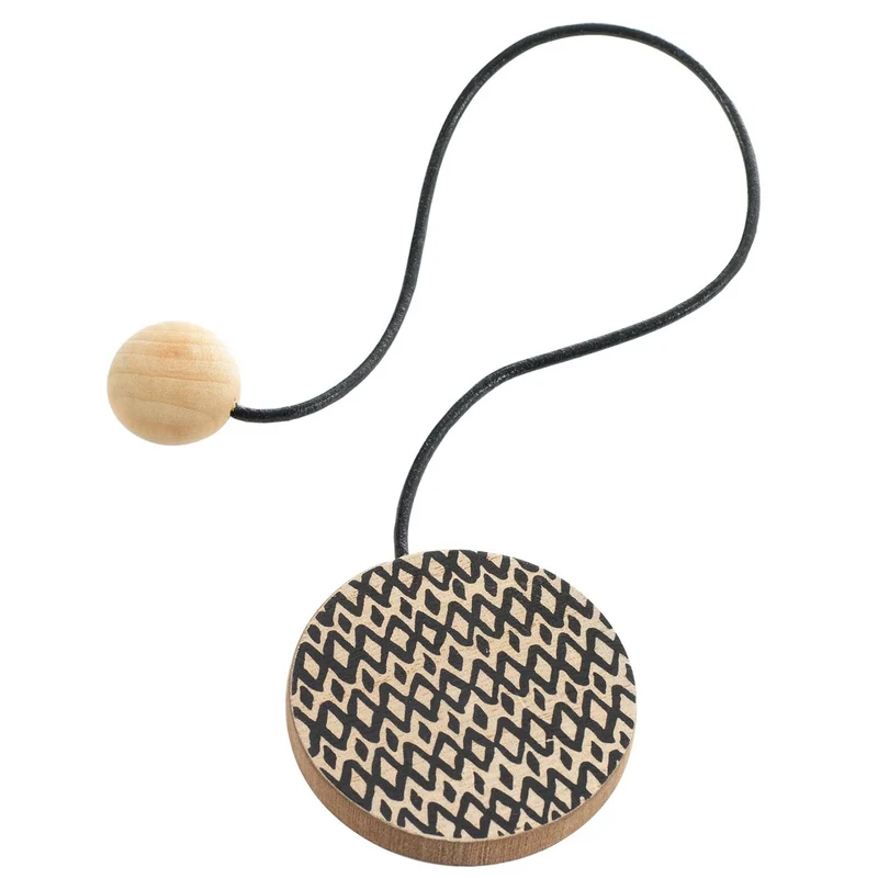 Raffhalter, Rund, Creme-Weiß, Holz