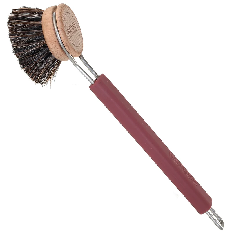 Spülbürste Silikonstiel Burgund