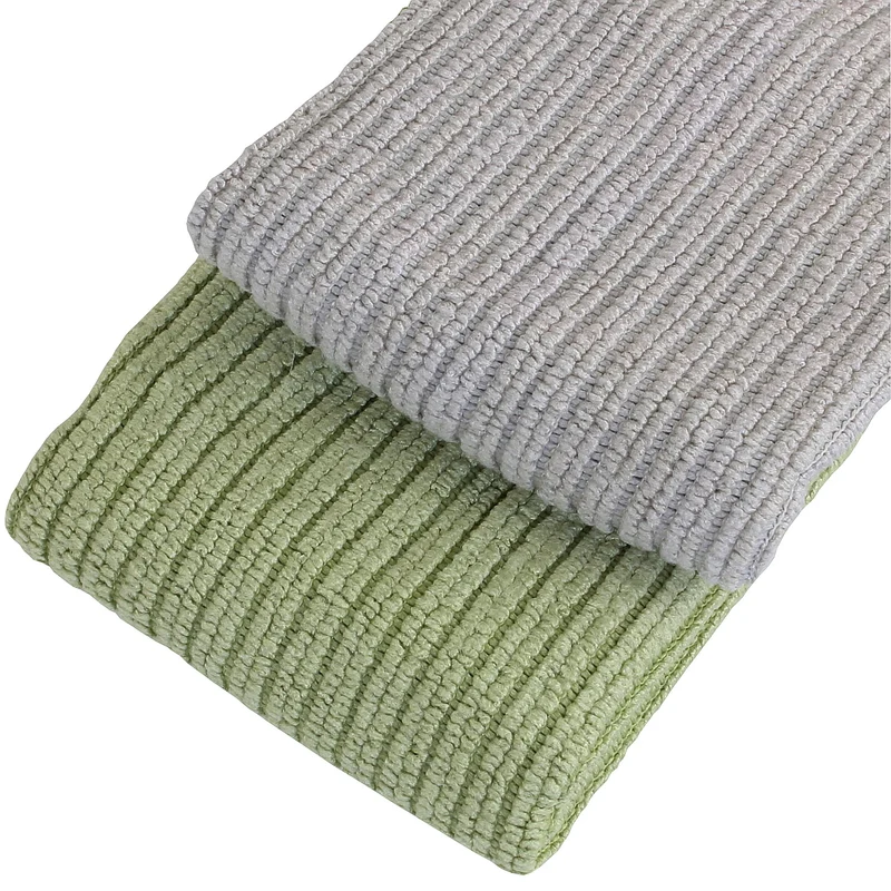 2er Set Spül-& Poliertücher Beige / Grün