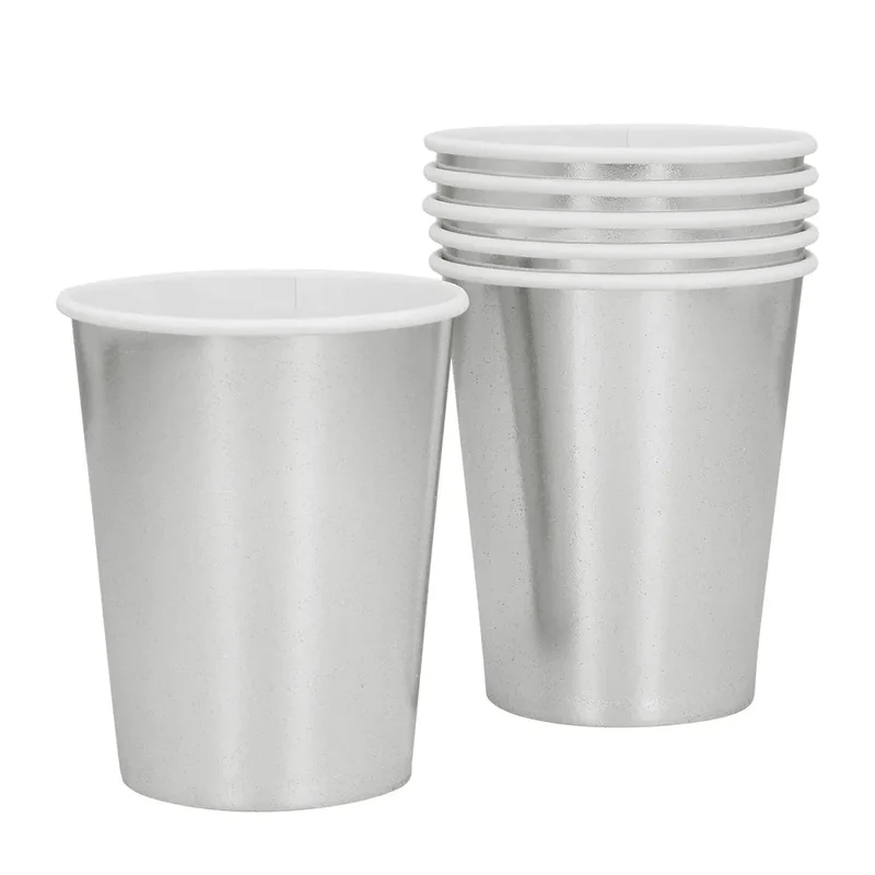Silberne Becher, Karton à 6 Stück