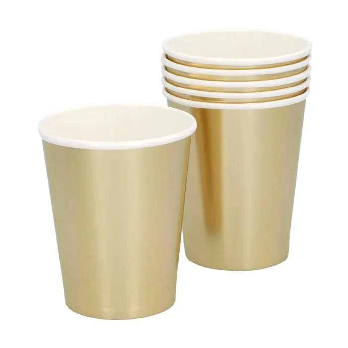 Goldene Becher, Karton mit 6 Stück