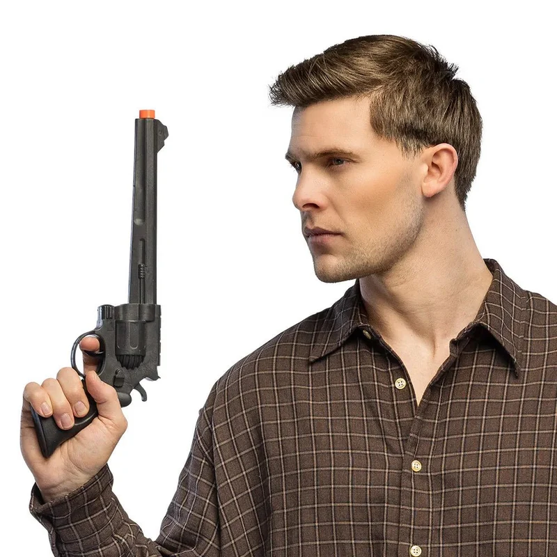 Schwarze Spielzeugpistole Longshot 35 cm