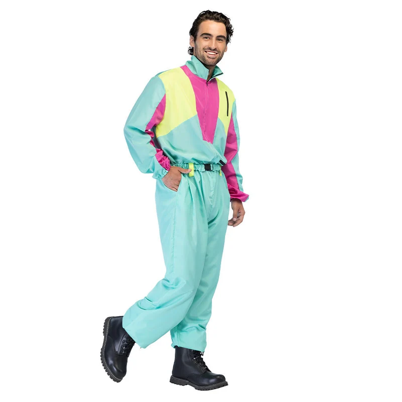 Skipak Snow Blizzard Dude – Neon Jumpsuit met Zakken & Riem