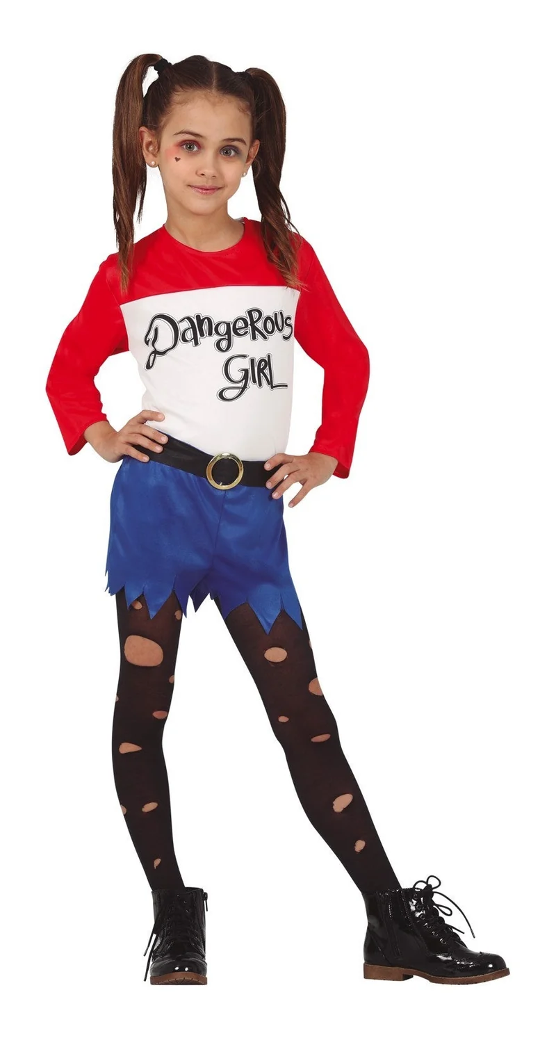 Harley Quinn Kostuum Meisje – Suicide Squad Outfit