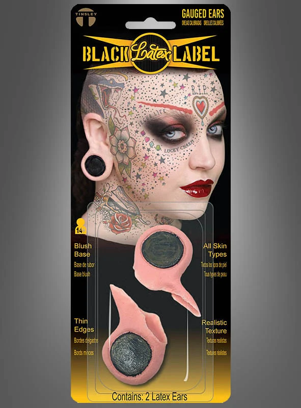 Flesh Plug Ohrläppchen Loch Tinsley Transfers