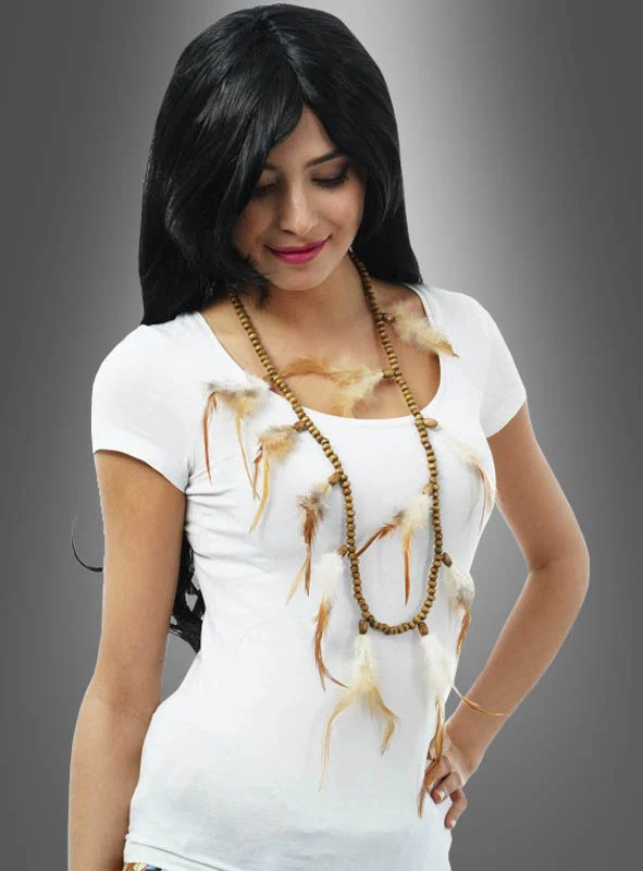 Indianer Kette mit Federn