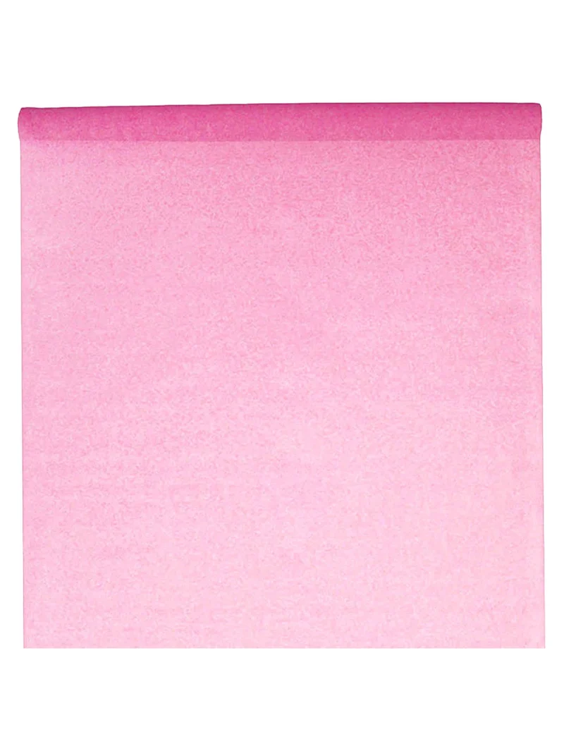 Tischdecke von der Rolle aus Vlies Rosa 10m x 1.20m