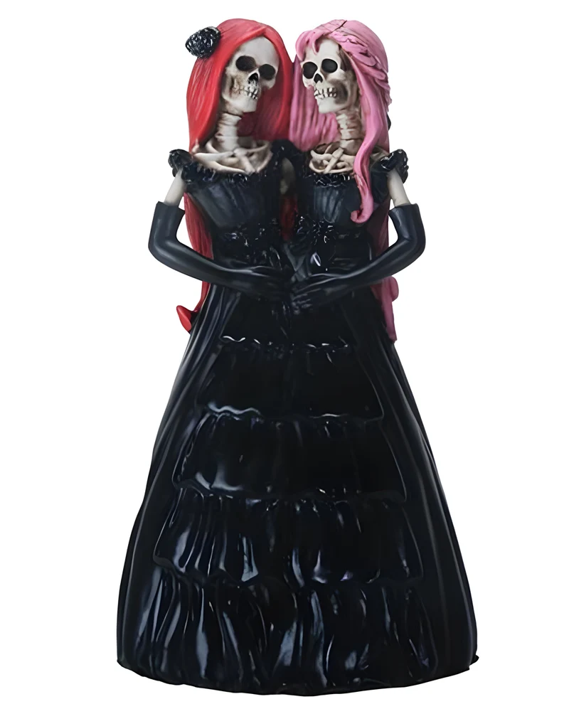 Tag der Toten - Skelamese Zwillinge Figur 13cm