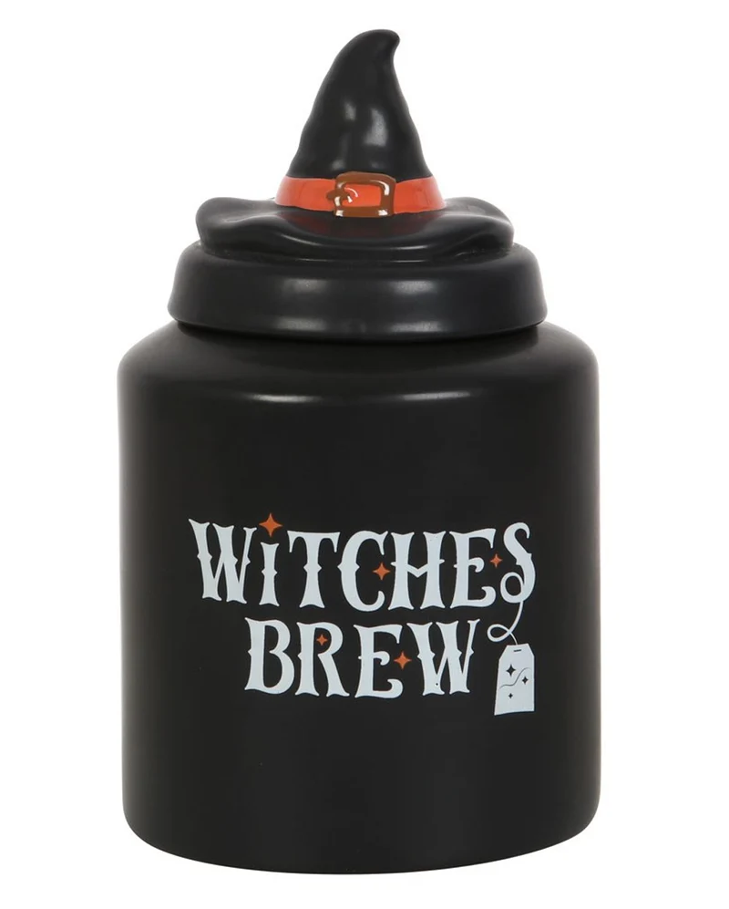 Hexengebräu Teedose aus Keramik 18cm