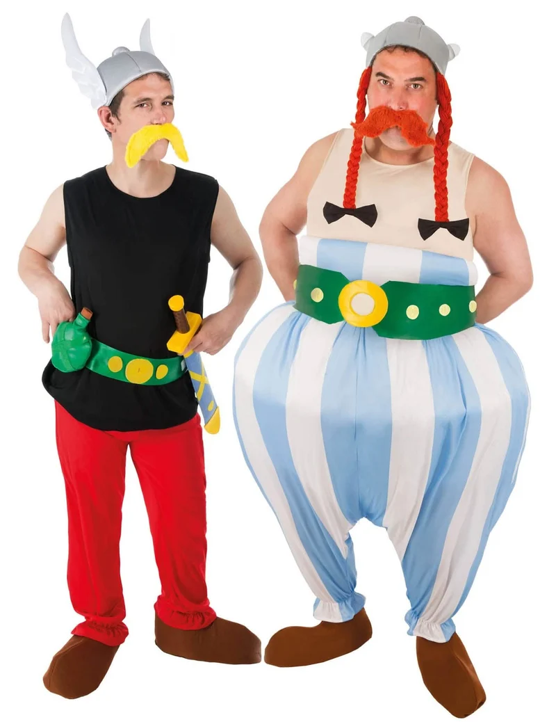 Asterix und Obelix-Partner-Verkleidung für Herren bunt