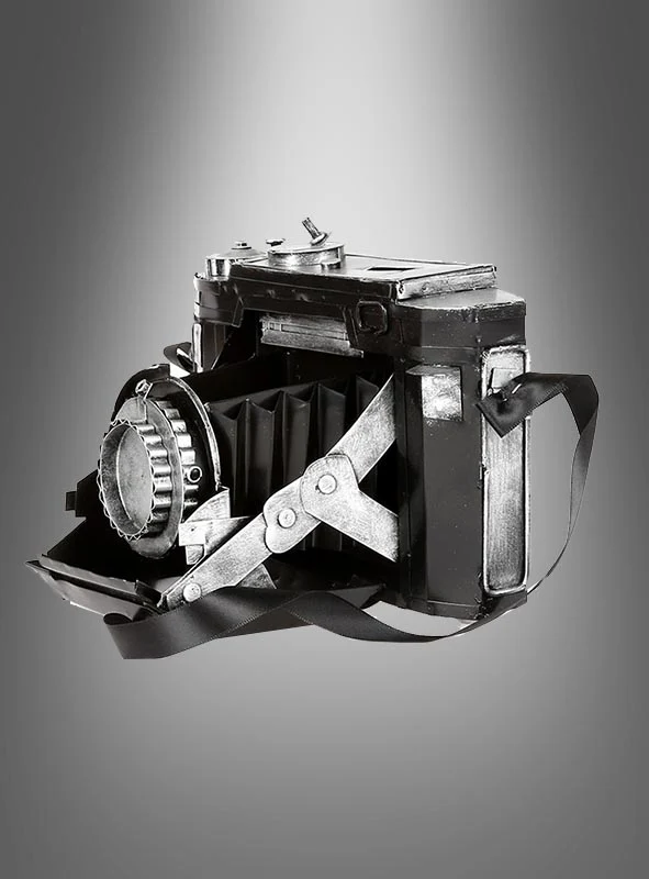 Vintage Fotoapparat Dekoration aus Blech Kamera