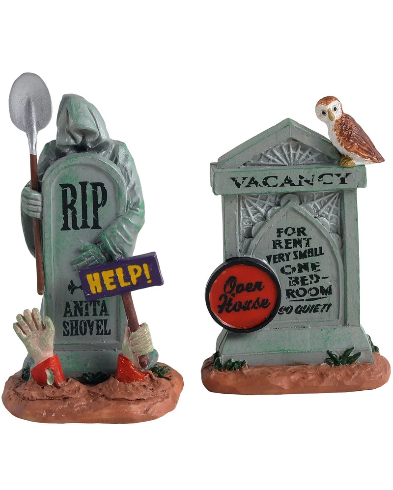 Lemax Spooky Town - Grabsteine 2er Set
