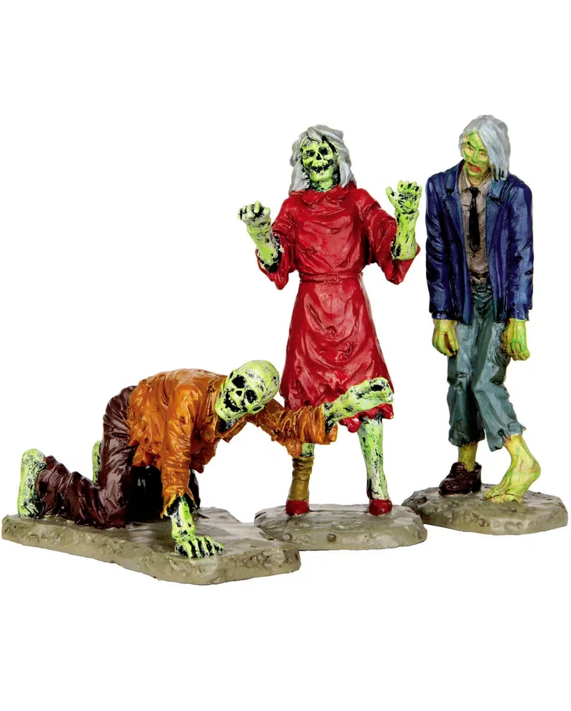 Lemax Spooky Town - Zombie Walk 3er Set