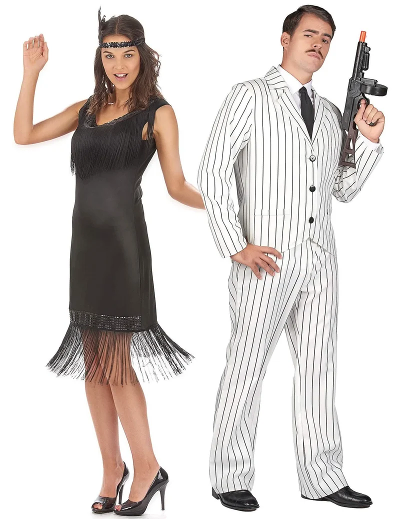 Gangster und Charleston Kostüm für Damen