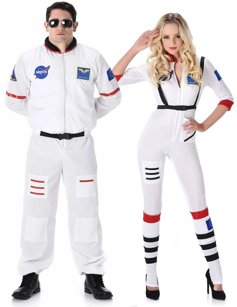 Astronauten Paar Kostüm für Erwachsene